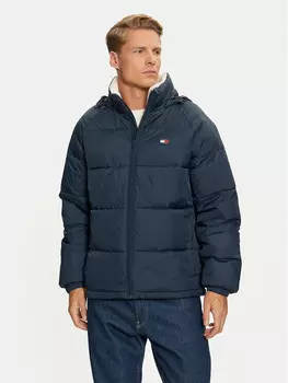 Пуховик свободного кроя Tommy Jeans, синий
