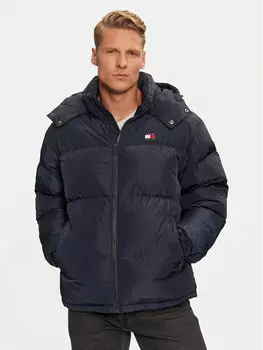 Пуховик свободного кроя Tommy Jeans, синий