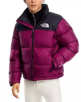 Пуховик The North Face 1996 Nuptse в стиле ретро, фиолетовый