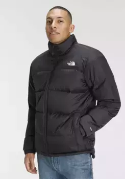 Пуховик The North Face "DIABLO", без капюшона, водоотталкивающий, ветронепроницаемый и дышащий, черный