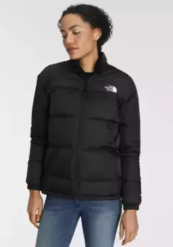 Пуховик The North Face "DIABLO", без капюшона, ветронепроницаемый, водоотталкивающий и дышащий, черный