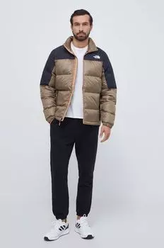 Пуховик The North Face, коричневый