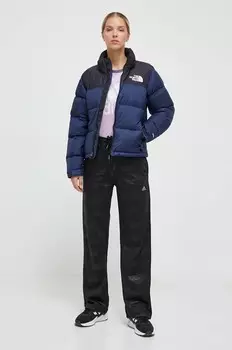 Пуховик The North Face, темно-синий
