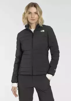 Пуховик The North Face "W BELLEVIEW STRETCH DOWN JACKET" с логотипом, черный