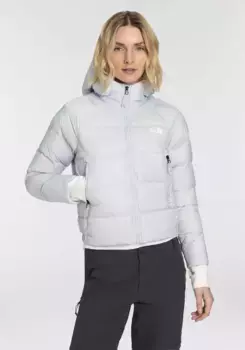 Пуховик The North Face "W HYALITE DOWN HOODIE - EU" (1 шт.), с капюшоном, ДЫШАЩИЙ и ВОДООТТАЛКИВАЮЩИЙ, фиолетовый