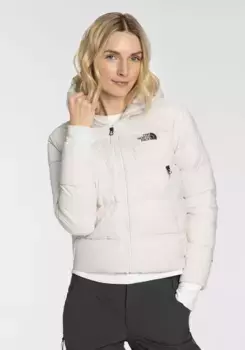 Пуховик The North Face "W HYALITE DOWN HOODIE - EU" (1 шт.), с капюшоном, ДЫШАЩИЙ и ВОДООТТАЛКИВАЮЩИЙ, белый