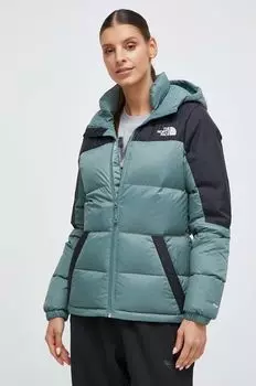 Пуховик The North Face, зеленый