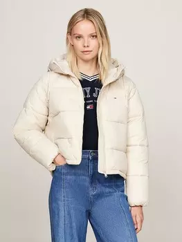 Пуховик Tommy Hilfiger, кремовый