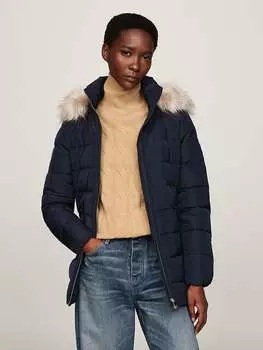Пуховик Tommy Hilfiger, темно-синий