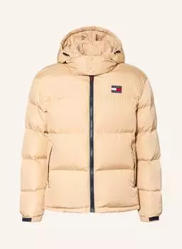 Пуховик TOMMY JEANS ALASKA mit abnehmbarer Kapuze, бежевый
