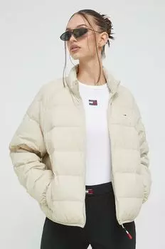 Пуховик Tommy Jeans, бежевый