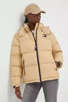 Пуховик Tommy Jeans, бежевый