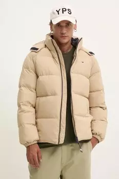 Пуховик Tommy Jeans, бежевый