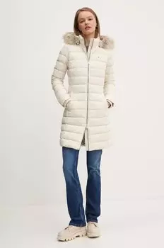 Пуховик Tommy Jeans, бежевый