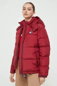 Пуховик Tommy Jeans, бордовый