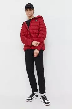 Пуховик Tommy Jeans, бордовый