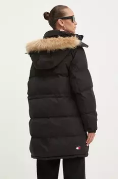 Пуховик Tommy Jeans, черный