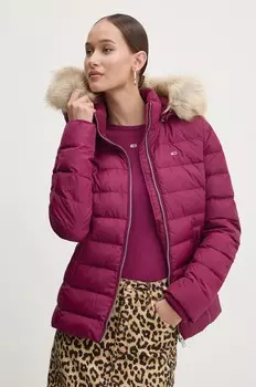 Пуховик Tommy Jeans, гранатовый