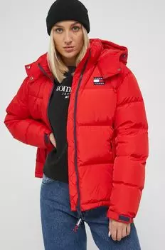 Пуховик Tommy Jeans, красный