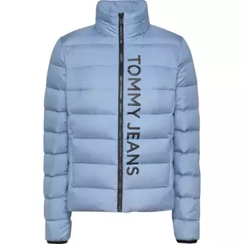 Пуховик Tommy Jeans Lt Down Printed, синий