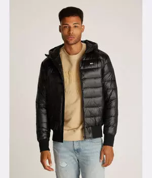Пуховик Tommy Jeans Regular Fit, черный