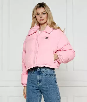 Пуховик Tommy Jeans Regular Fit, розовый