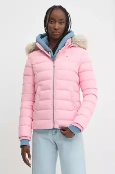 Пуховик Tommy Jeans, розовый
