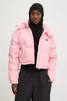 Пуховик Tommy Jeans, розовый