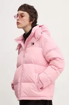 Пуховик Tommy Jeans, розовый