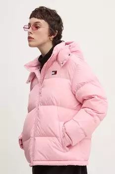 Пуховик Tommy Jeans, розовый