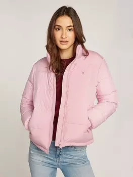 Пуховик TOMMY JEANS, розовый