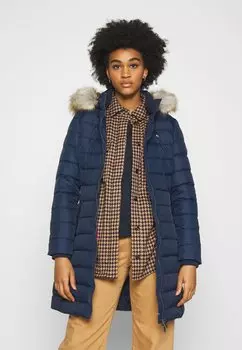 Пуховик Tommy Jeans, темно-синий