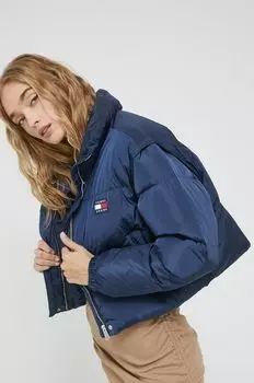 Пуховик Tommy Jeans, темно-синий
