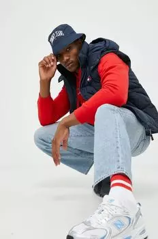 Пуховик Tommy Jeans, темно-синий