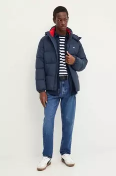 Пуховик Tommy Jeans, темно-синий