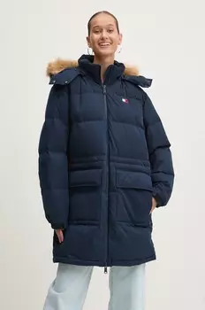Пуховик Tommy Jeans, темно-синий