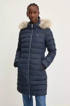 Пуховик Tommy Jeans, темно-синий