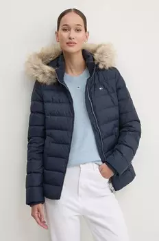 Пуховик Tommy Jeans, темно-синий