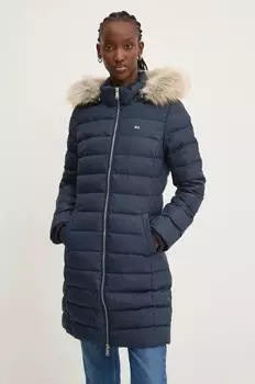 Пуховик Tommy Jeans, темно-синий