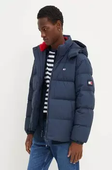 Пуховик Tommy Jeans, темно-синий