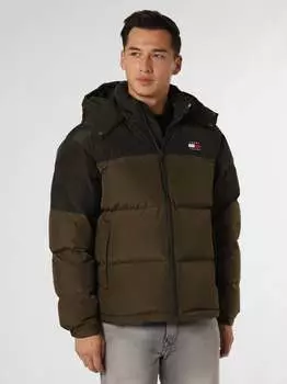 Пуховик Tommy Jeans, зеленый