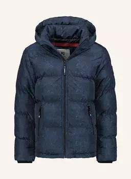 Пуховик тонированный Garcia, синий