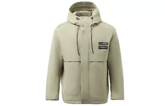 Пуховик Training Series для мужчин Lining, зеленый