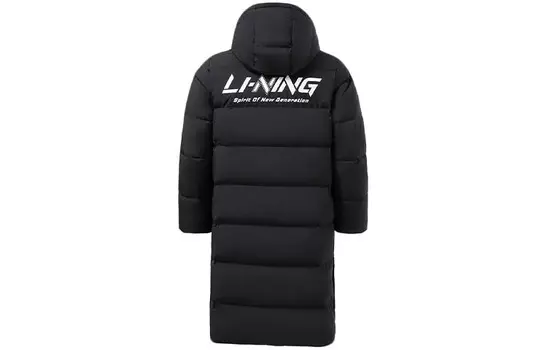 Пуховик Training Series унисекс черный Lining, черный