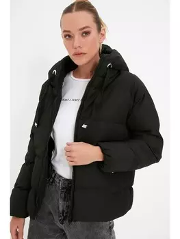 Пуховик trendyol Winterjacke, черный