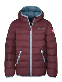 Пуховик Trollkids Dovrefjell, красный