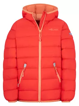 Пуховик Trollkids Dovrefjell, оранжевый