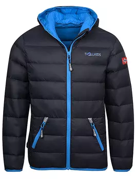 Пуховик Trollkids Dovrefjell, темно синий