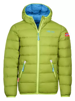 Пуховик Trollkids Dovrefjell, зеленый