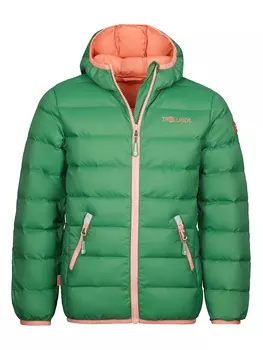 Пуховик Trollkids Dovrefjell, зеленый